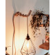 Boho Wandlampe Leseleuchte aus Astholz Rustikale Holz Lampe Nachhaltige Hängeleuchte Ast Lampenhaken