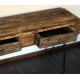 TV-Board aus EUROPALETTEN Vintage FERNSEHREGAL Hairpin Legs Industrie Design Sideboard Altholz Holz