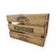 Vintage BIERKISTE Personalisierte Kiste zum GEBURTSTAG Alte Getränkekiste BIER Geschenk für Ihn Holz Bierkasten Männer