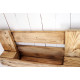 Vintage BLUMENREGAL aus recycelten EURO-PALETTEN Holz Garten Terrasse Rustikal Pflanzkasten Balkon Gelände Zaun Geschenk
