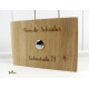 KLINGELSCHILD aus Eiche mit Namen & Adresse Türklingel aus Holz Türschild Familie Hausnummer