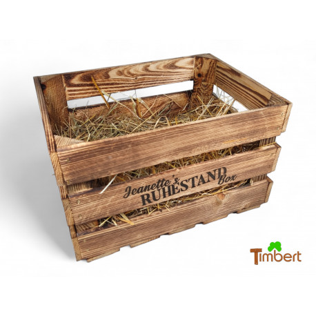 RUHESTAND BOX Geschenk zur Rente Abschiedsgeschenk Holzkiste Pension