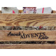 ADVENTSKISTE aus HOLZ mit Namen Rustikale Holzkiste mit Stroh Adventsgeschenke ADVENTSKALENDER Weihnachten Weihnachtskalender