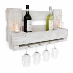 Vintage WEINREGAL aus EURO-PALETTEN Weinbar aus Holz