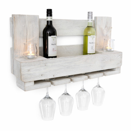 Vintage WEINREGAL aus EURO-PALETTEN Weinbar aus Holz
